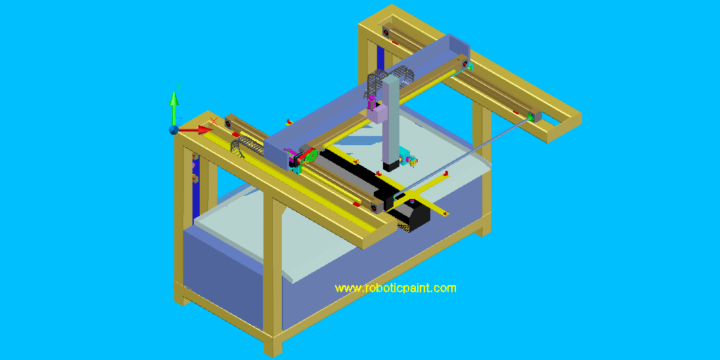 6 Axis Spray Painting Machine