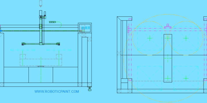 Tennis Racket Electrostatic Spray Painting Machine