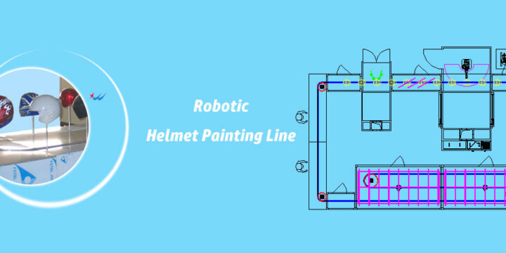 Automatic Helmet Painting Line System