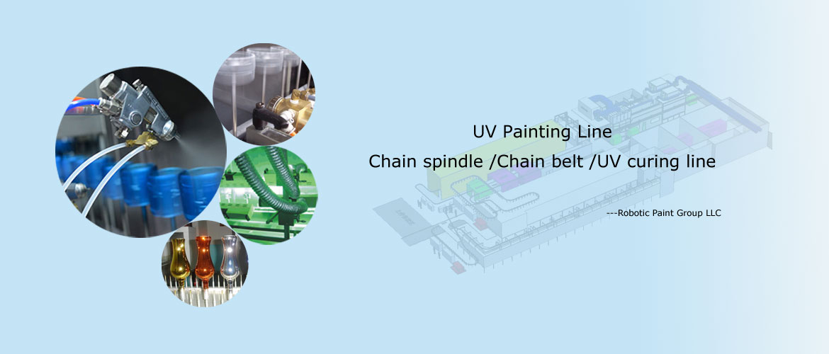 Automatic uv painting line