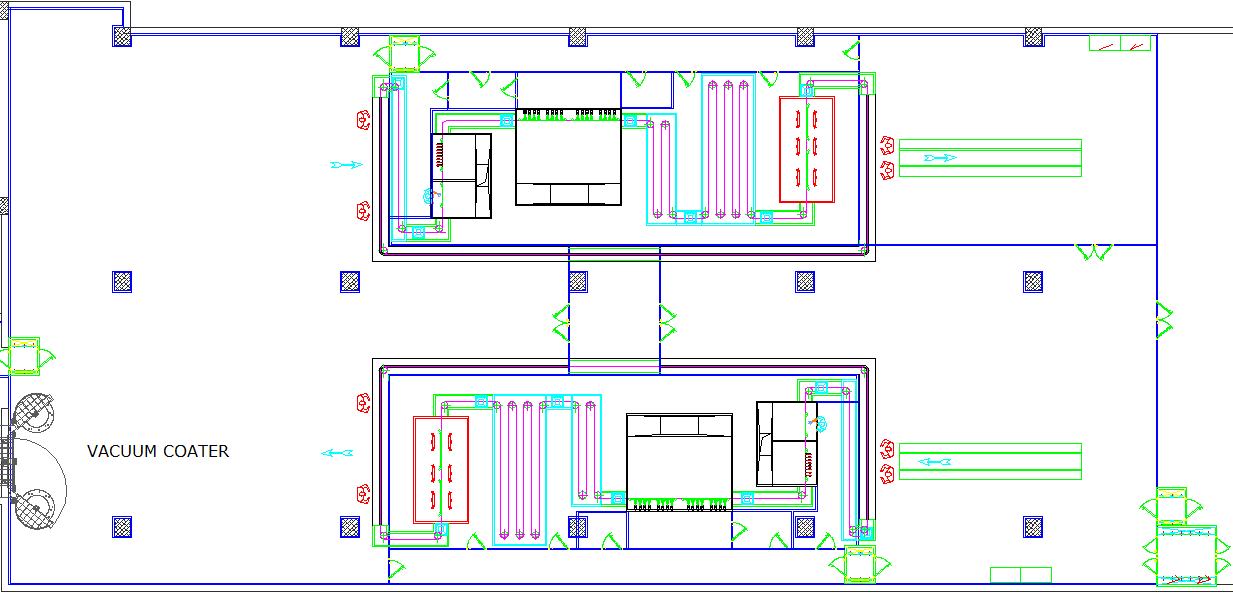 uv line vacuum metallization