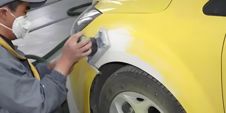 Putty Application Process in Surface Coating